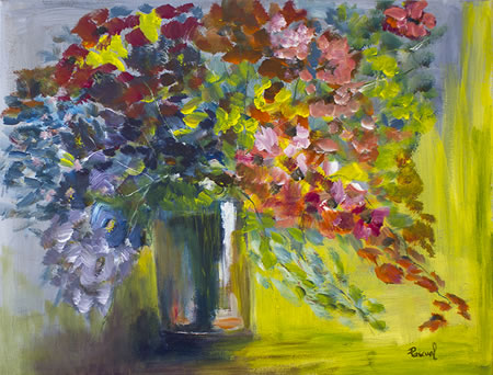 VASO CON FLORES